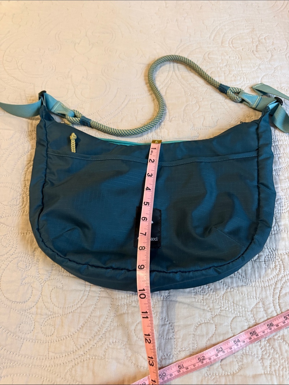 cotopaxi 8L Teal Cada Dia Shoulder Bag with Light Teal Strap - Picture 6 of 6